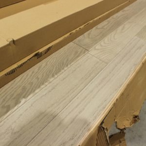 Hardwood – Oak – Hand Scraped and Distressed – 3 1/2 x 3/4″ – Sky – Matte
