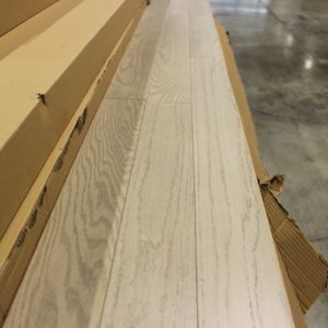 Hardwood – Oak – Hand Scraped and Distressed – 3 1/2 x 3/4″ – Sky – Matte