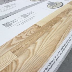 Hardwood – Ash – Premier – 2 1/4 x 3/4″ – Natural – Wire Brushed