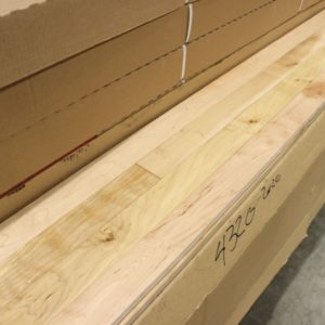 Hardwood – Silver Maple – Bistro – 2 1/4 x 3/4″ – Natural – Matte