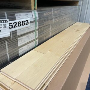 Hardwood – Birch  – 4 3/4 x 3/4  – Tradition Grade – 30% Gloss – Goodfellow