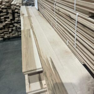 Hardwood – Hard Maple – Square Joint – 3 1/4 x 3/4″ – Millrun – Unfinished – Lauzon