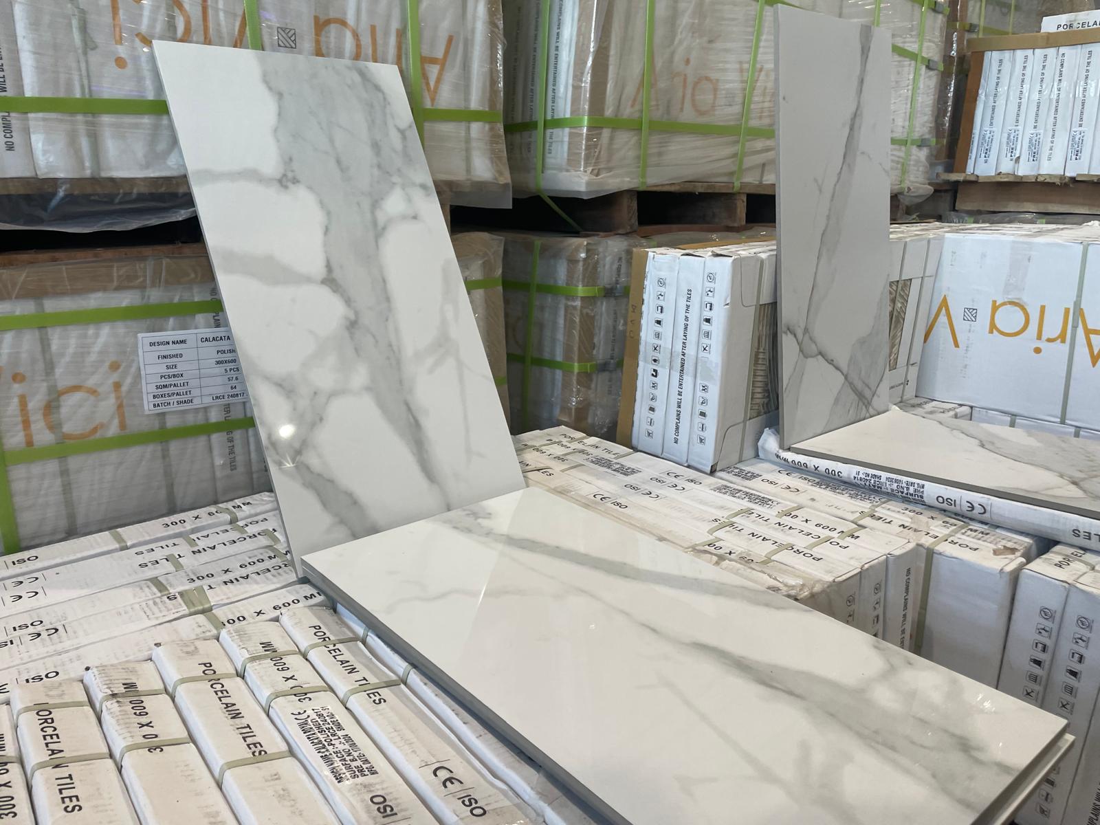 Porcelain Tile - 12 x 24 - Calcatta Royal - Polish Finish - Aria Vici - Image 2