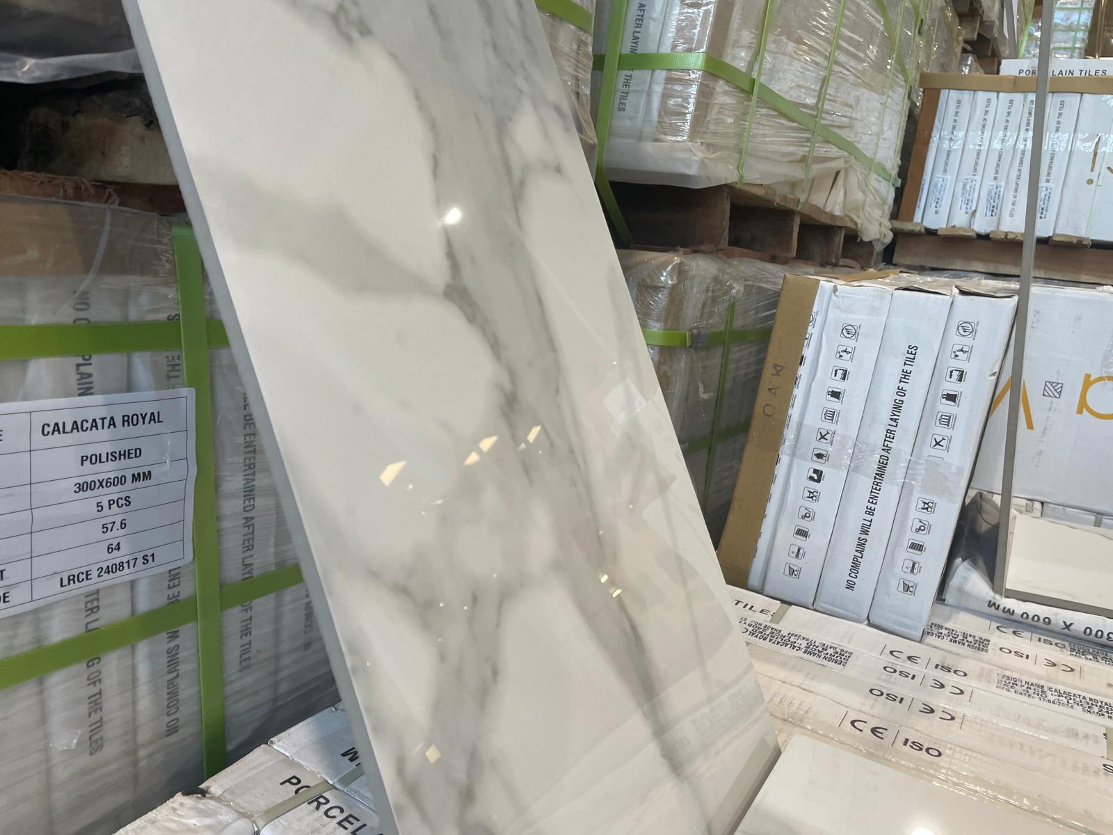 Porcelain Tile - 12 x 24 - Calcatta Royal - Polish Finish - Aria Vici - Image 3