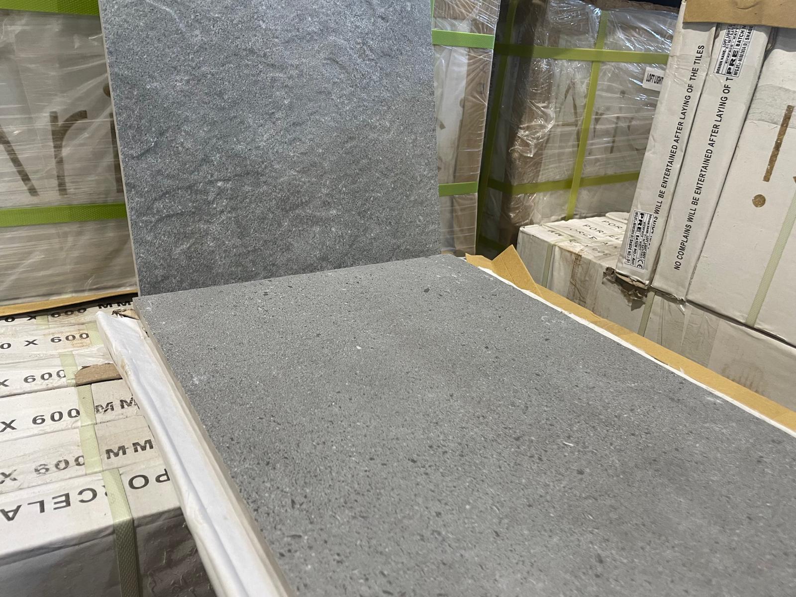 Porcelain Tile - 12 x 24 - Flake Fume - Matt Slate Punch Ultra Mat R11 - Aria Vici - Image 2