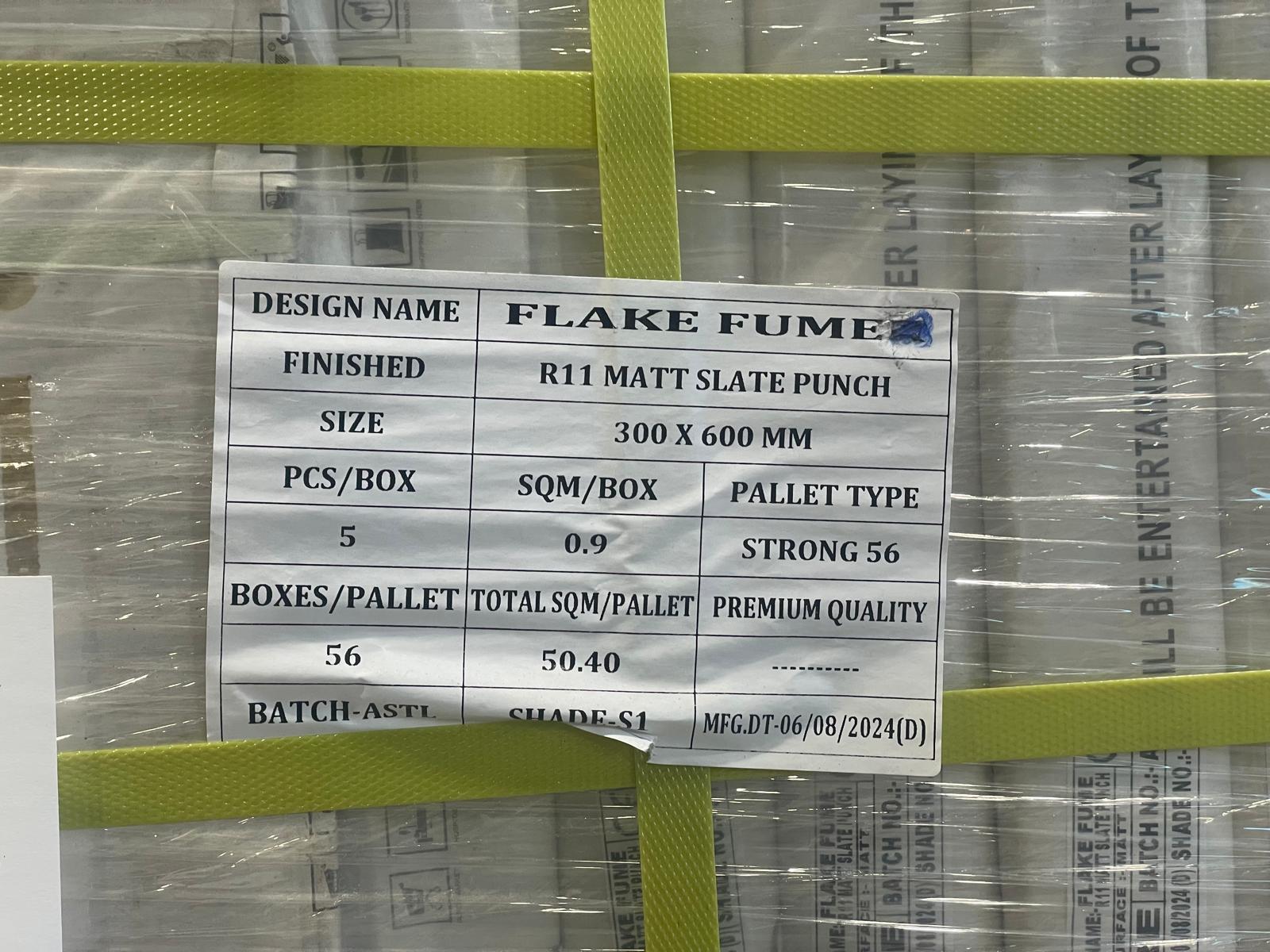 Porcelain Tile - 12 x 24 - Flake Fume - Matt Slate Punch Ultra Mat R11 - Aria Vici - Image 4