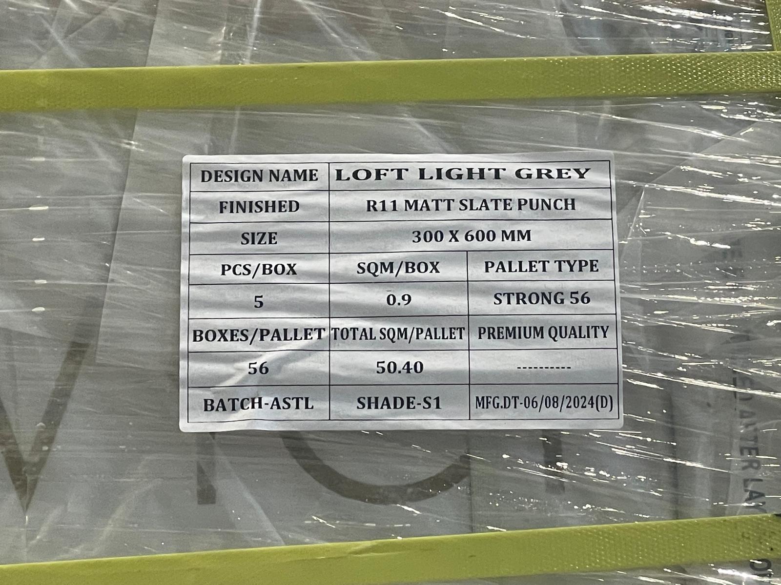 Porcelain Tile - 12 x 24 - Loft Light Grey - Matt Slate Punch Ultra Mat R11 - Aria Vici - Image 4