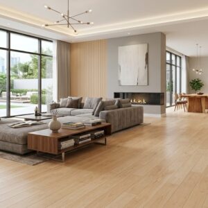 Hardwood – Hard Maple – Natural – 3 1/4 x 3/4″ – Select – Brushed Mat – Marteau