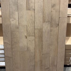 Hardwood – Maple – 4 1/4 x 3/4 – Cottage – Smoked Mansion – Treasure – Matt Finish – Plancher Mercier Flooring