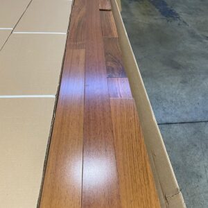 Hardwood – Jatoba Brazilian Cherry – 3 1/4 x 3/4″ – Natural – Select – Satin Finish