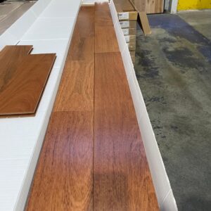 Hardwood – Jatoba Brazilian Cherry – 5 x 3/4″ – Natural – Select and Better – Satin Square Edge