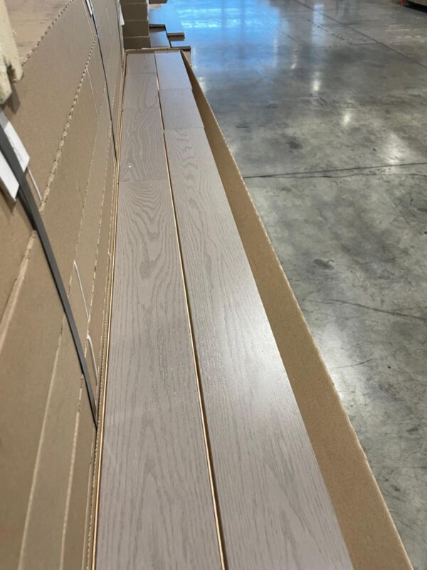Hardwood - Red Oak - Stone Grey - 4 1/4 x 3/4" - Mat Finish - Collection by Lauzon - Image 2