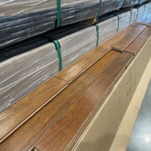 Hardwood – Sucupira – 3 1/4 x 3/4″ – Brazilian Chesnut – Select and Better – Natural Satin Square Edge