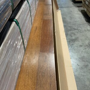 Hardwood – Sucupira – 5 x 3/4″ – Brazilian Chesnut – Select and Better – Natural Satin Square Edge