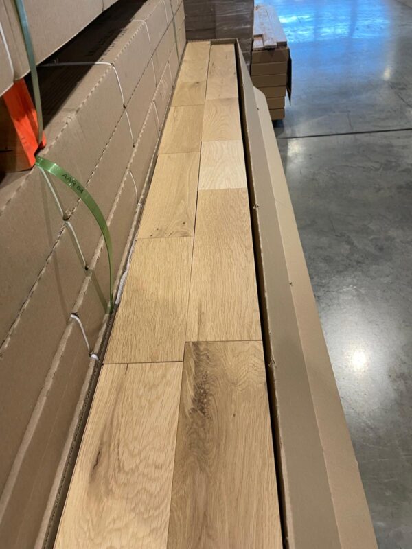 Hardwood - White Oak - 4 1/4 x 3/4" - Naked - Rustic - Mat Finish - Wickham Flooring - Image 2