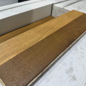 Engineered – White Oak – 3.5 Inch x 24″ x 4mm Wear Layer – CAN+ – Herringbone – Smoked Sawn – Brushed