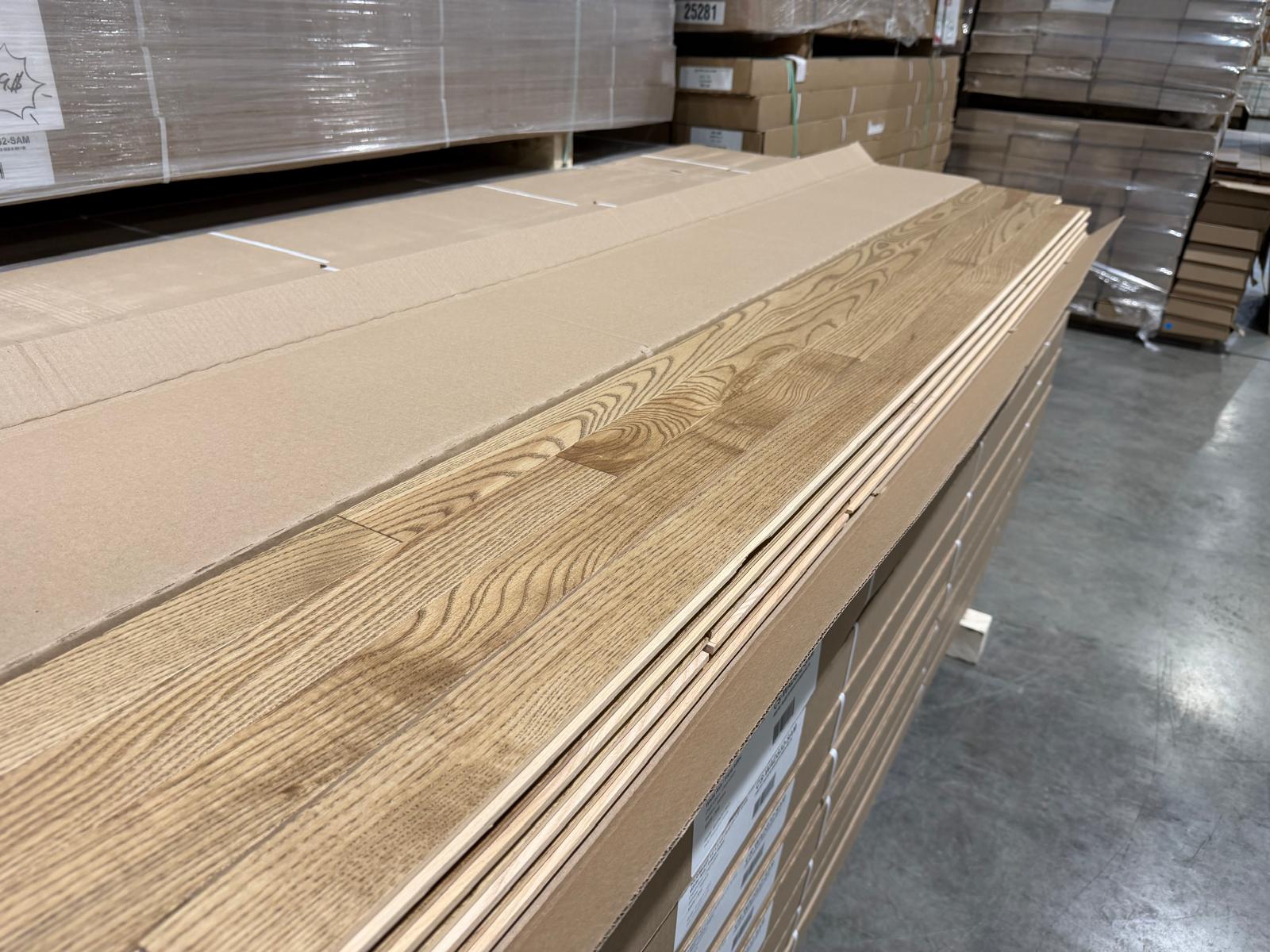 Hardwood - Ash - 2" 1/4 x 3/4" - Distinction - Sahara - Mat Finish