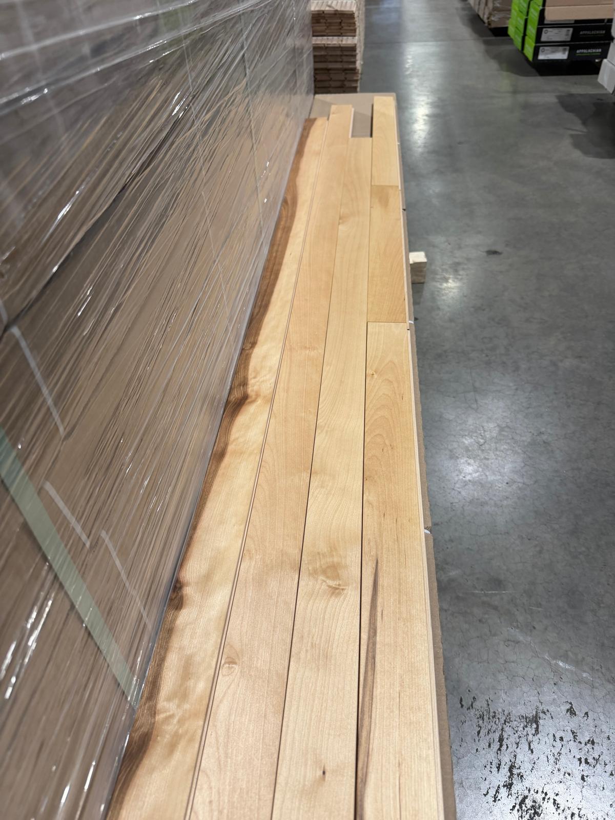 Hardwood - Birch - 2" 1/4 x 3/4" - Can+ - Natural - Mat Finish - Image 2