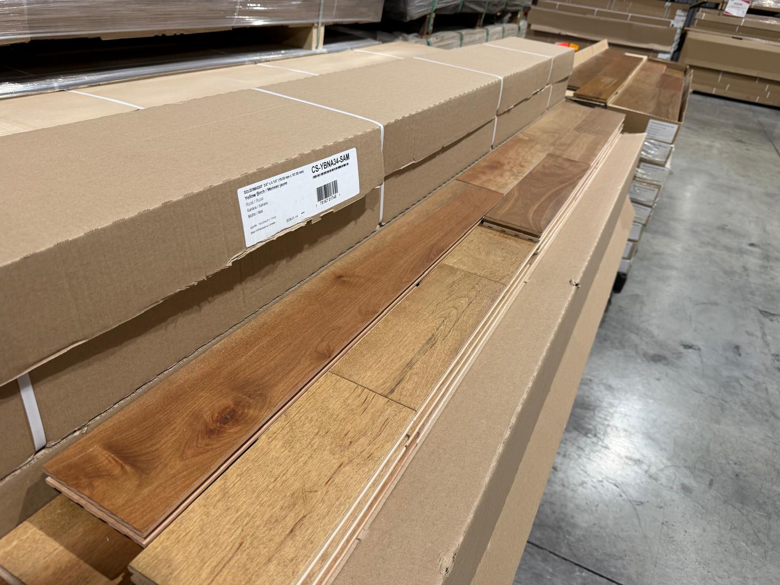 Hardwood - Birch - 4" 1/4 x 3/4" - Rural - Sahara - Mat Finish