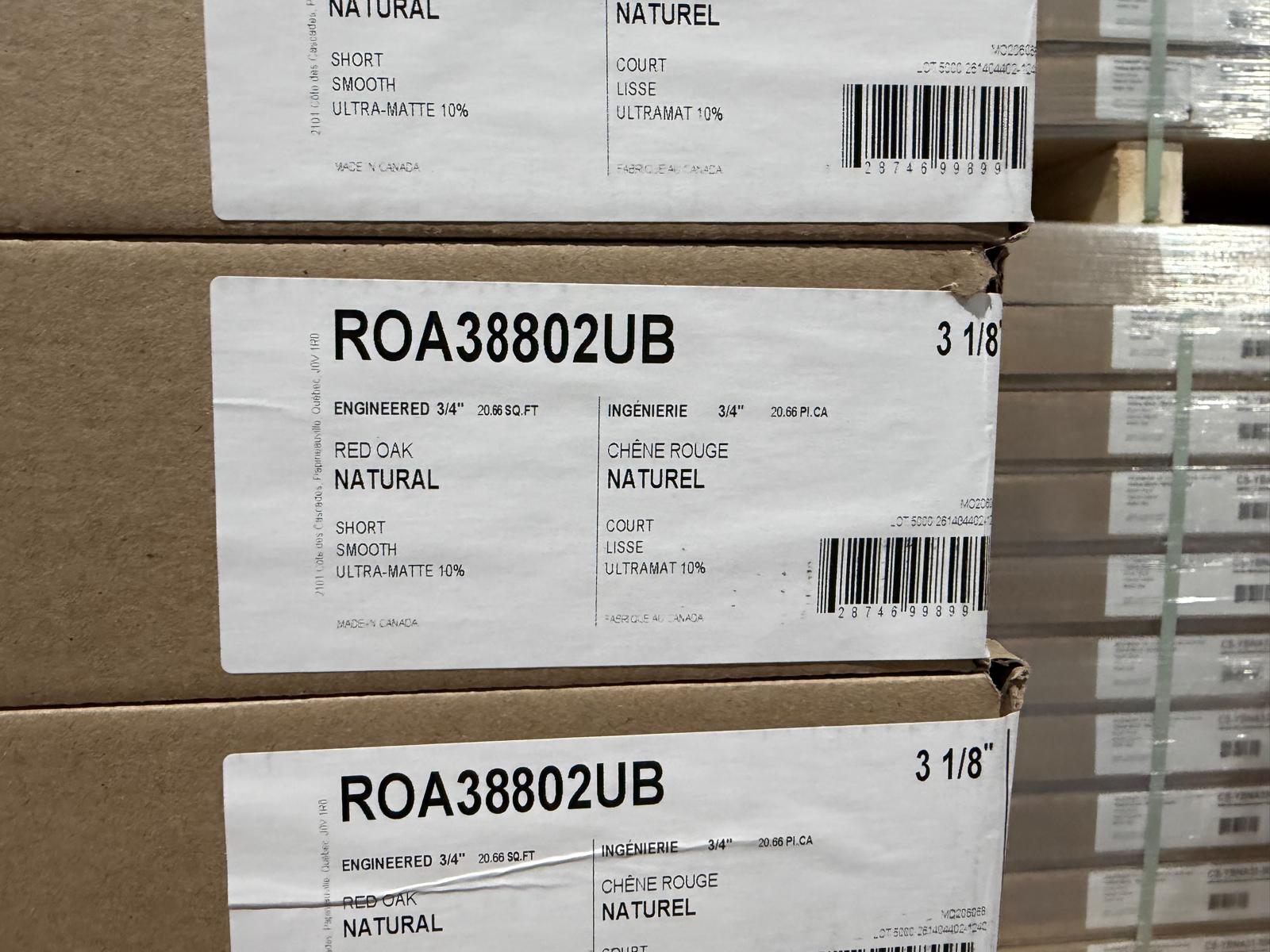 Engineered - Red Oak - 3" 1/8 x 3/4" x 5mm Wear Layer - Rustic - Natural - Ultramat 10% - Image 5