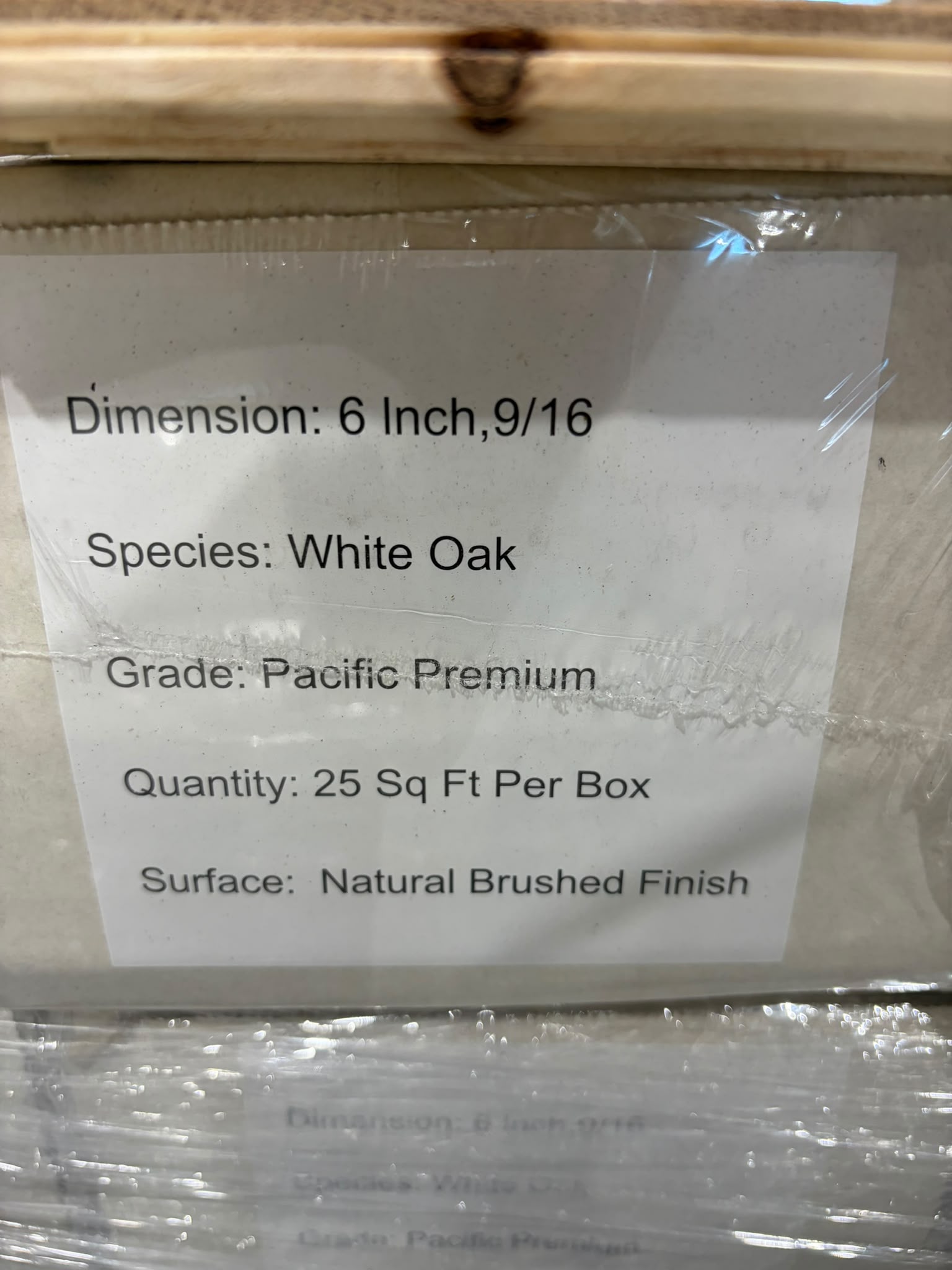 Engineered - White Oak - 6" x 9/16 - 3mm Wear layer - Pacific Premium - Natural - Brushed - Image 5