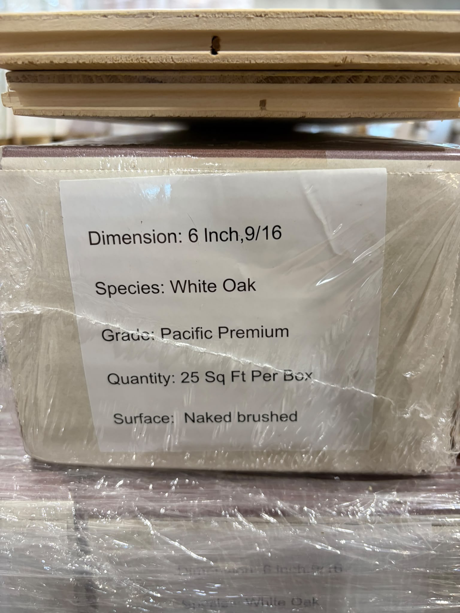 Engineered - White Oak - 6" x 9/16 - 3mm Wear layer - Pacific Premium - Naked - Brushed - Image 5