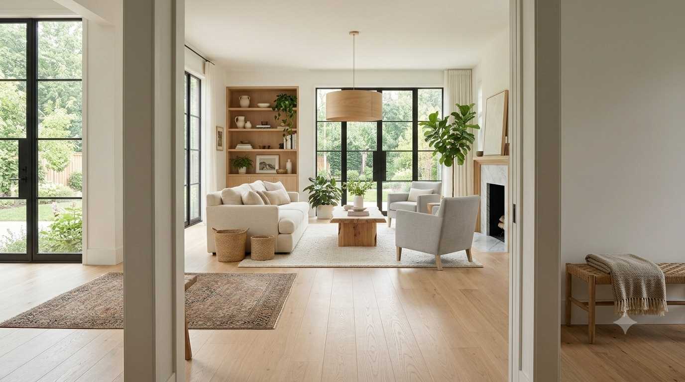 Engineered - Ash - 7 1/2 x 3/4" - Select - Naked Brushed - Matt - Image 3