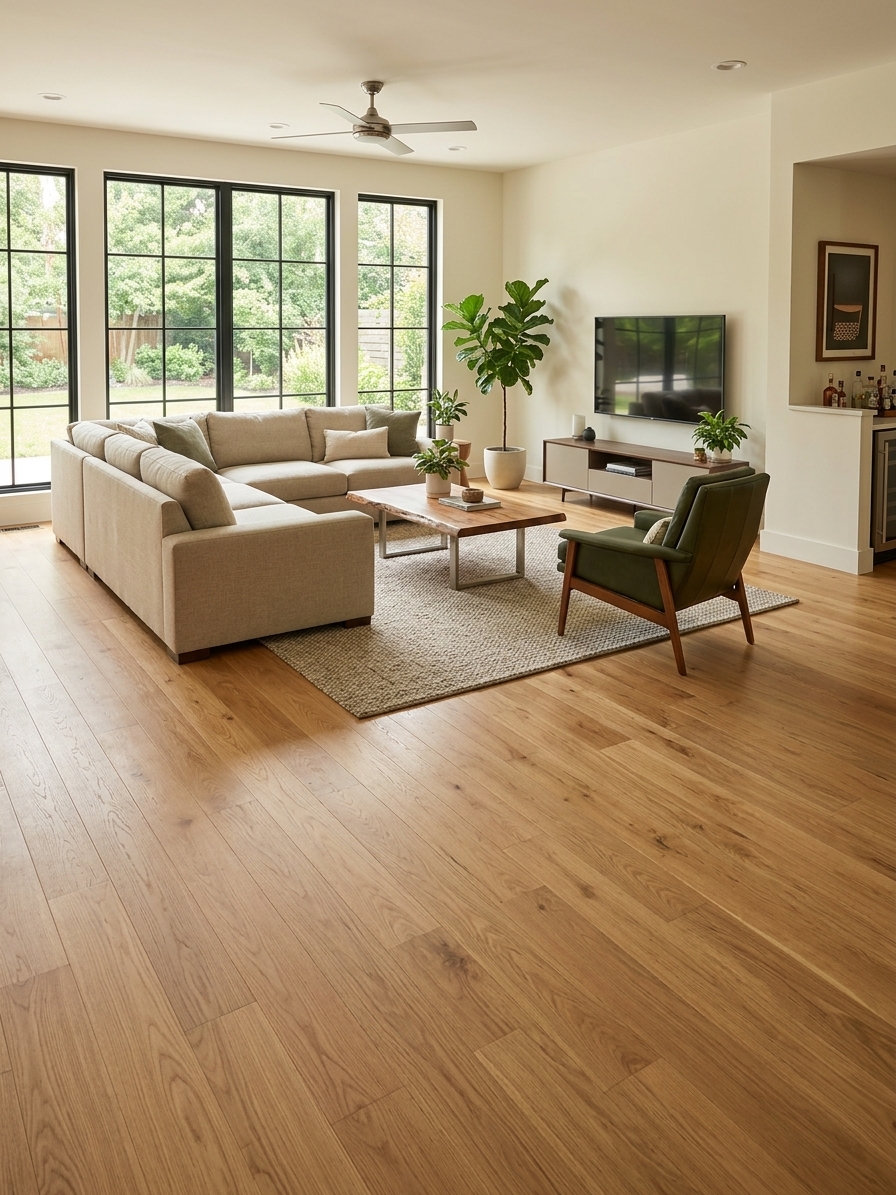 Hardwood - White Oak - 2 1/4 x 3/4 - Advantage - Natural - Matt - Image 3