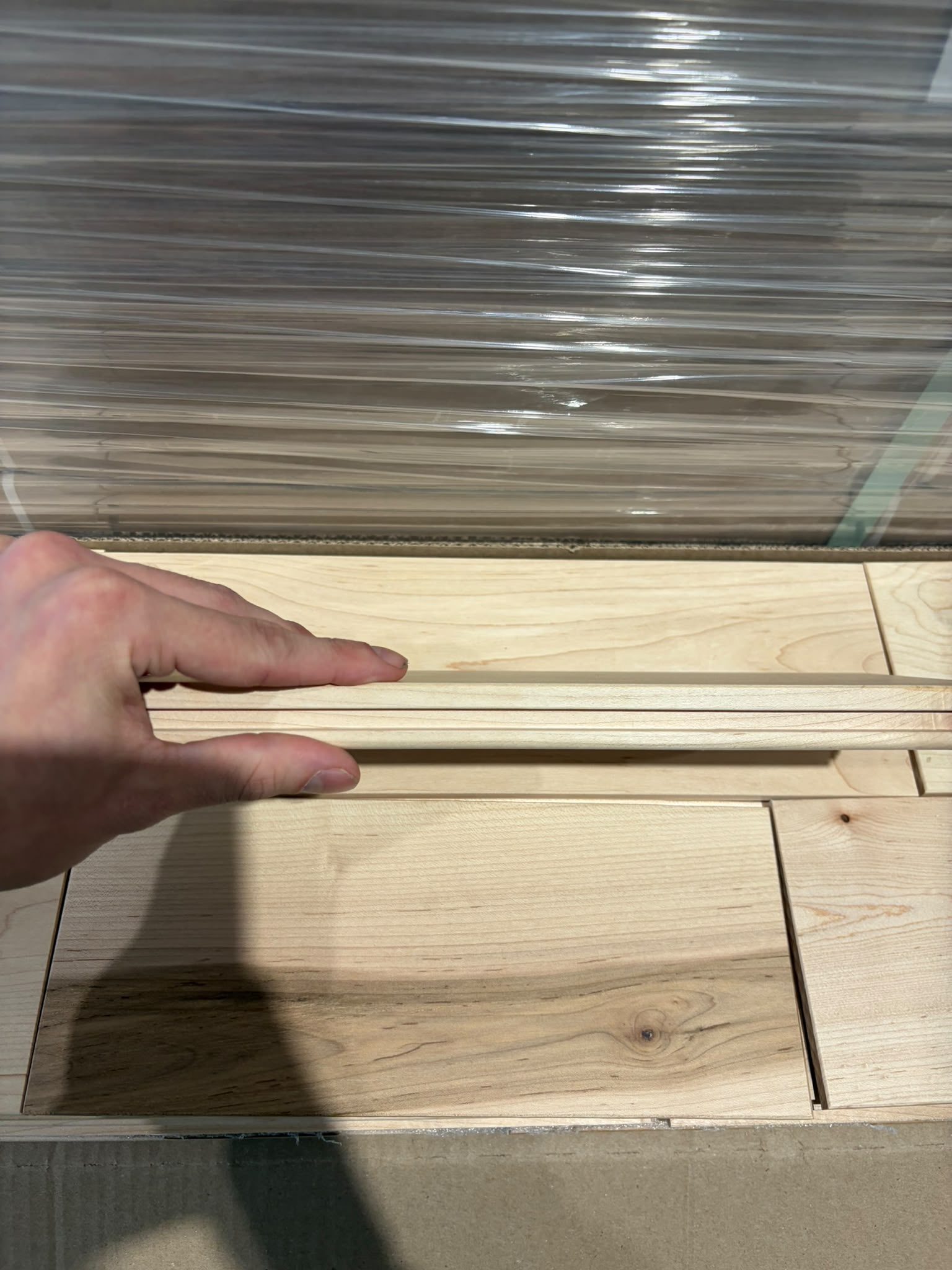 Hardwood - Maple - 4 1/4 x 3/4 - Rustic - Naked - Matt - Image 4