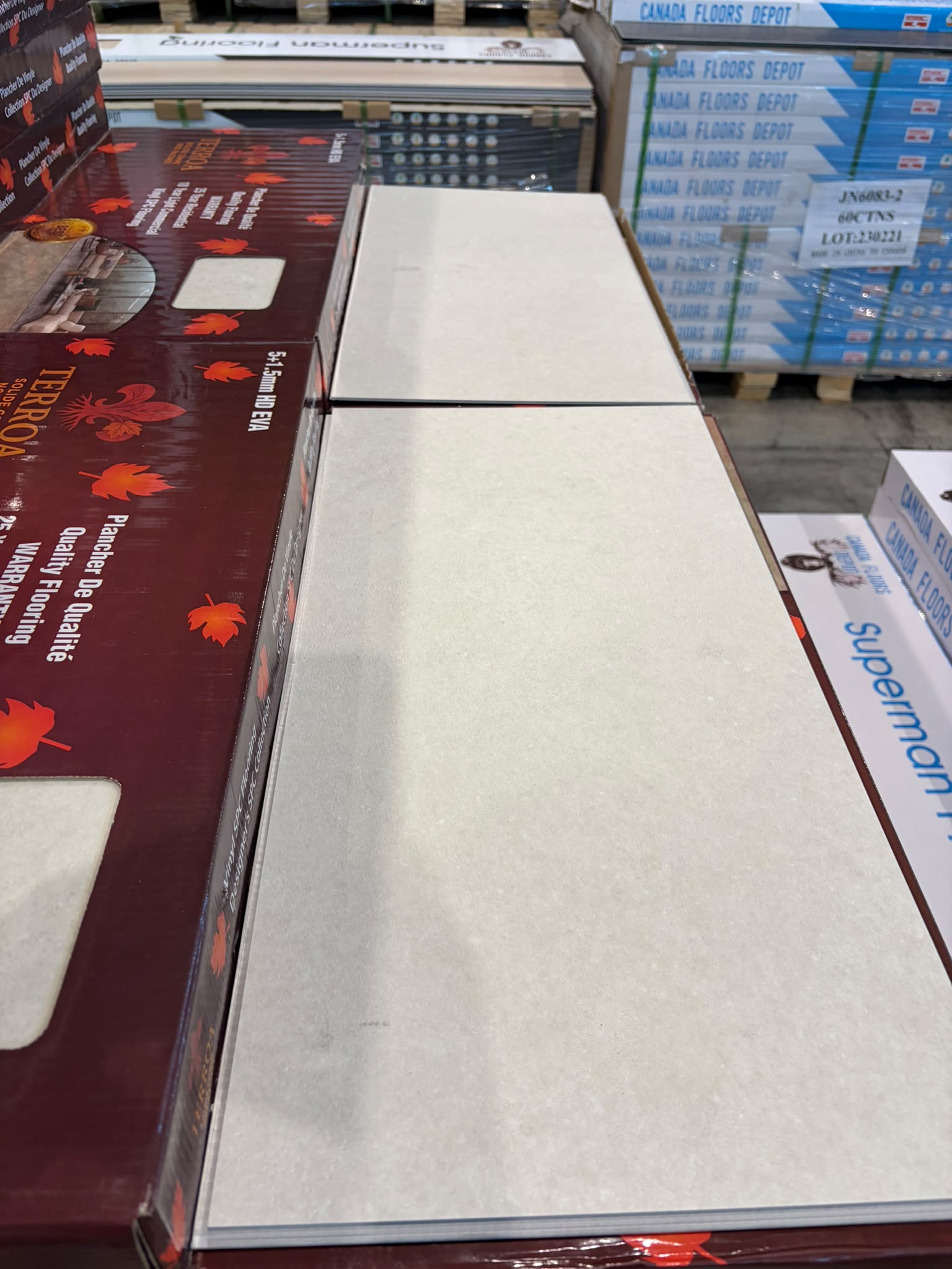 LVT 12x24 Tile - EIR - 6.5mm - With Membrane - Commercial Model T-02 - Terroa - Image 2
