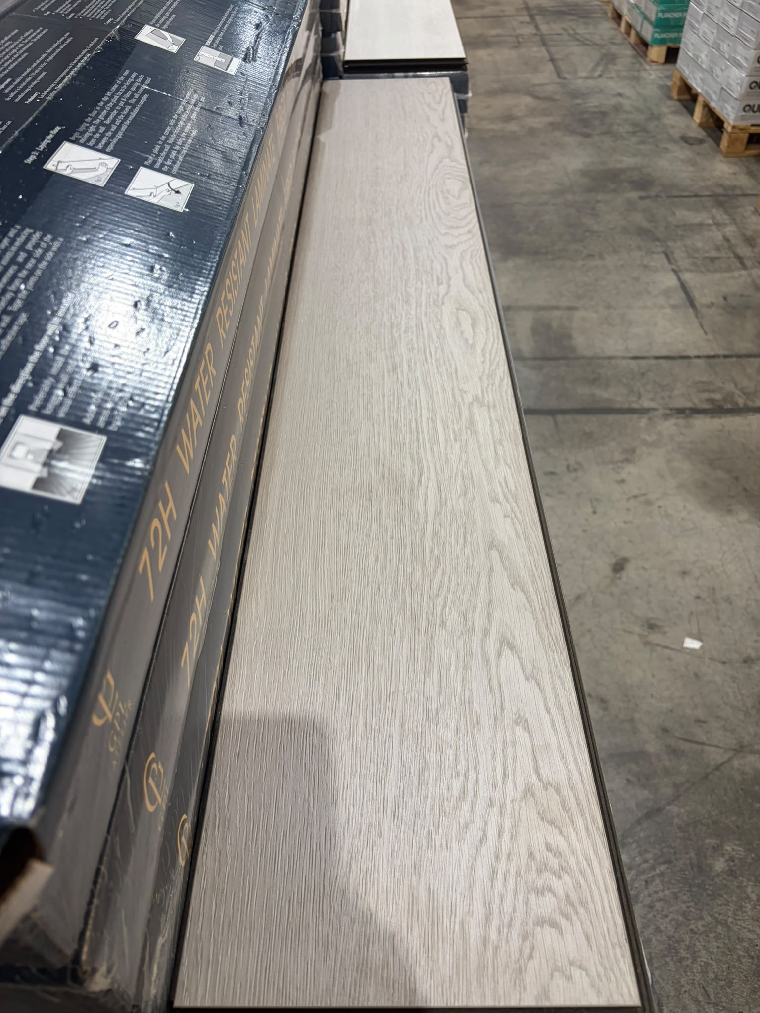 Laminate Jumbo Plank - 12mm - 9 inch x 5 feet long - AC5 - 72 hours Water Resistant - Model 0153 - Image 2